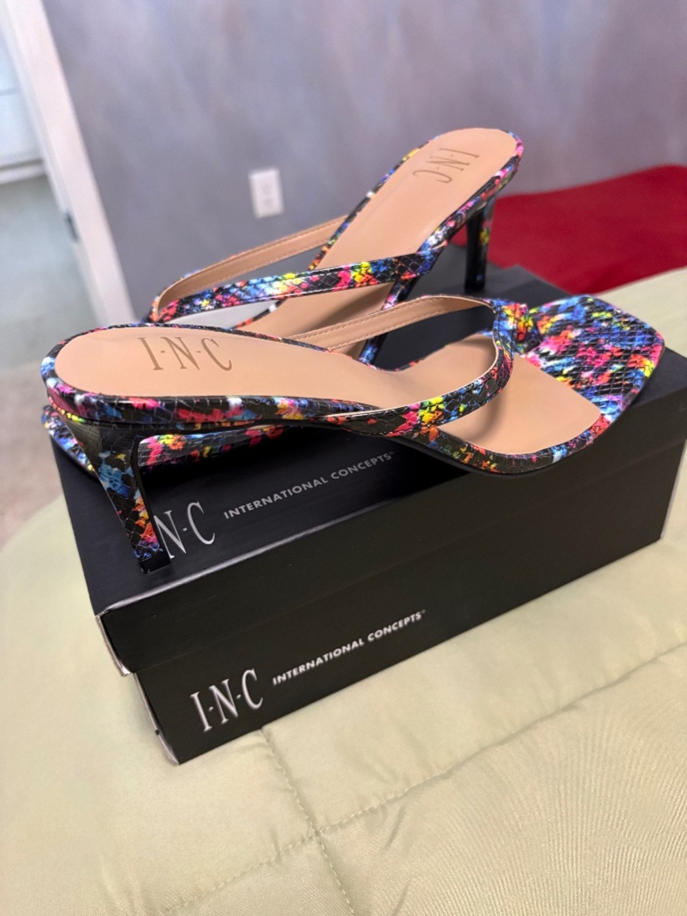 INC International Concepts Dionne Strappy Heels – Size 10M